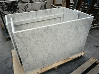 Carrara White Marble Coffee Table