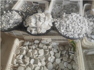 Pebblestone Marble Mosaic Tiles
