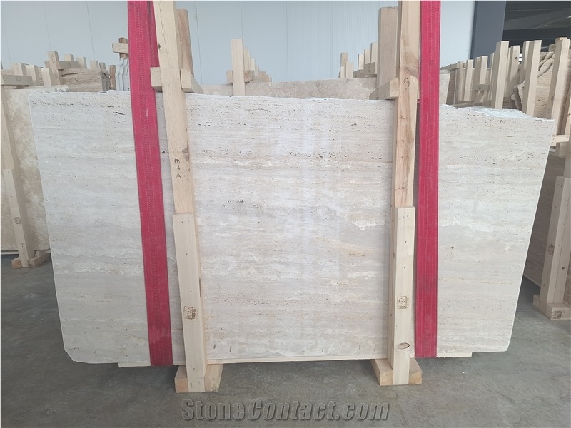 Denizli Classic Light Travertine Slabs