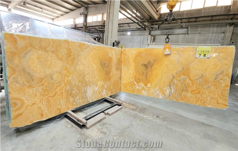 Orange Onyx Slabs