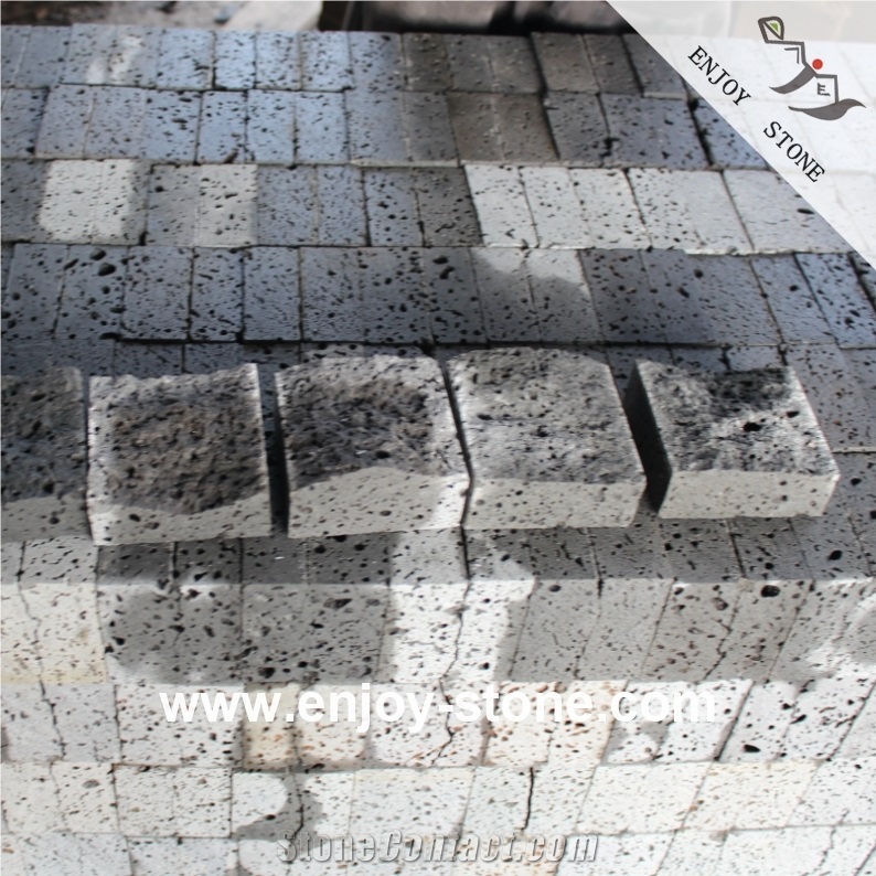 Lavastone Cobblestones For Paving And Roadside