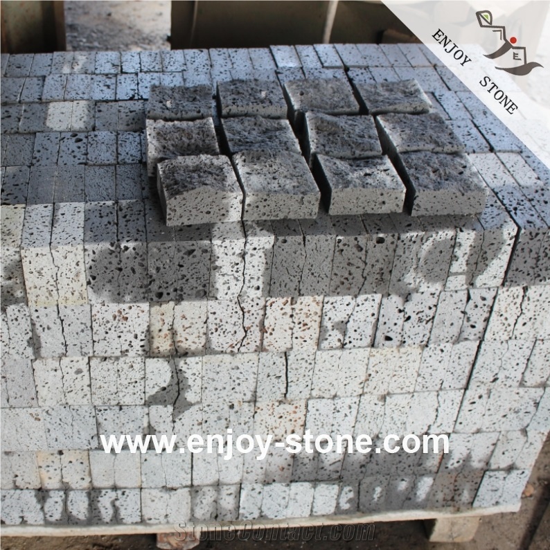 Lavastone Cobblestones For Paving And Roadside
