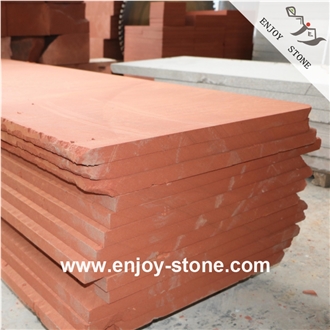 Red Sandstone Sawn Cut Tiles For Flooring And Wall Cladding