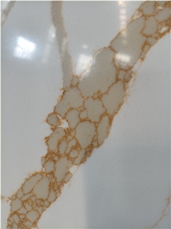 Artificial Stone Slabs Hot Sale Gold Pattern 1069 Quartz