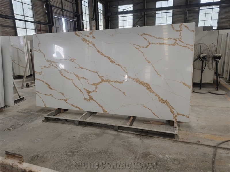 Quartz Slab Artificial Stone Slabs Hot Sale Pattern 6119