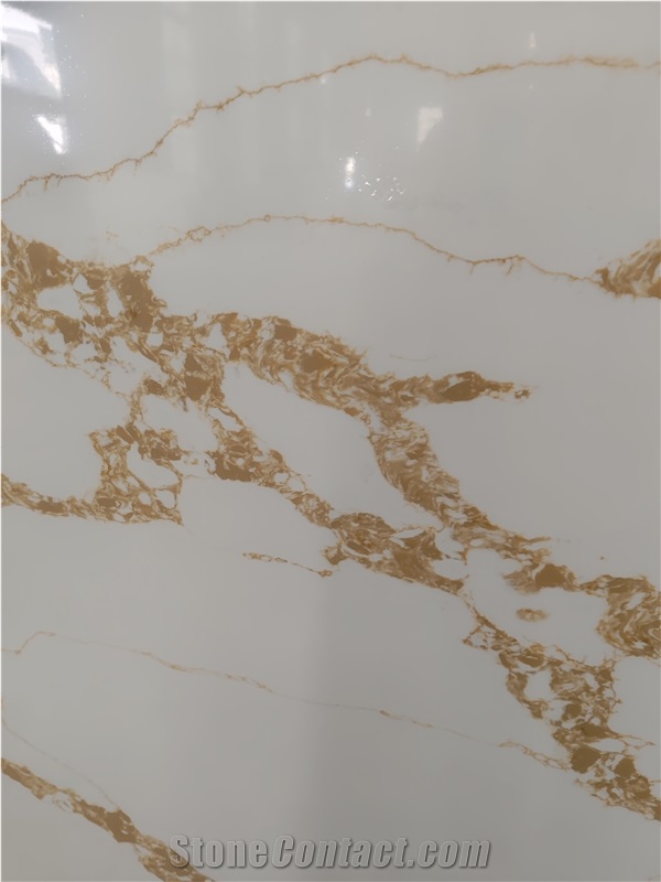 Quartz Slab Artificial Stone Slabs Hot Sale Pattern 6119