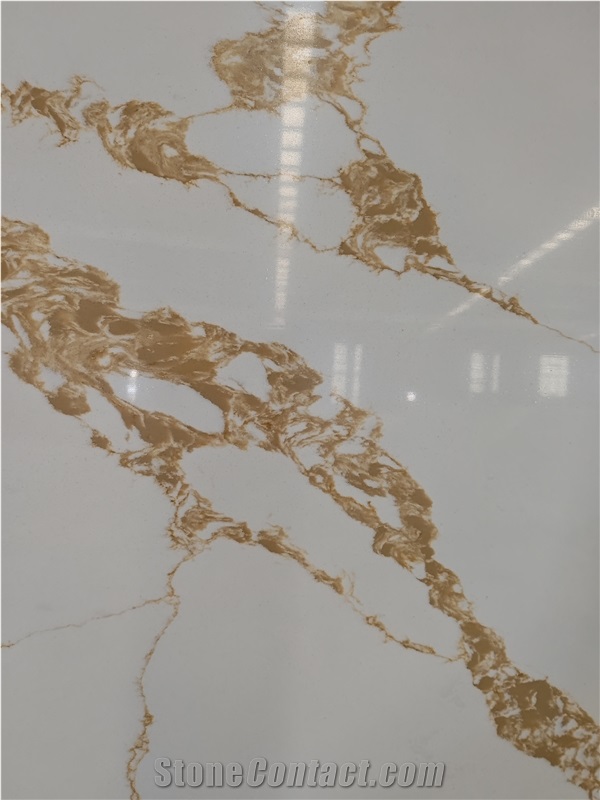 Quartz Slab Artificial Stone Slabs Hot Sale Pattern 6119
