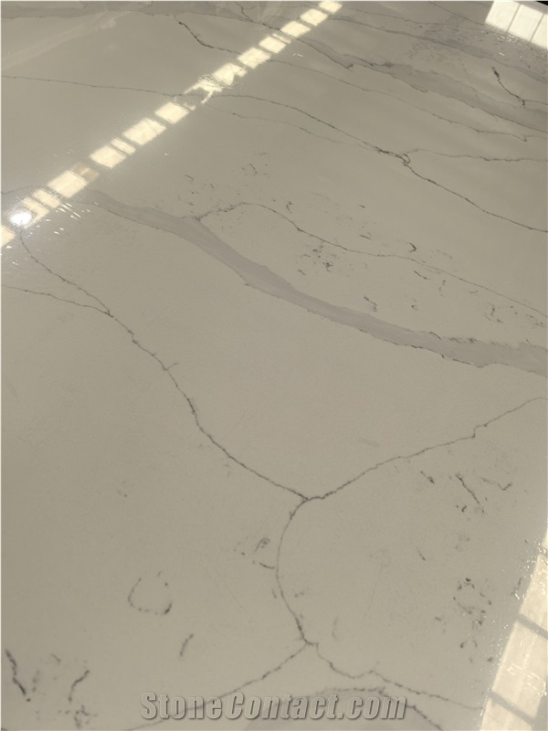 Quartz Slab Artificial Stone Slabs Hot Sale Pattern 7204
