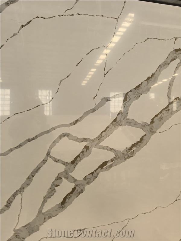 Quartz Slab Artificial Stone Slabs Hot Sale Pattern 7374