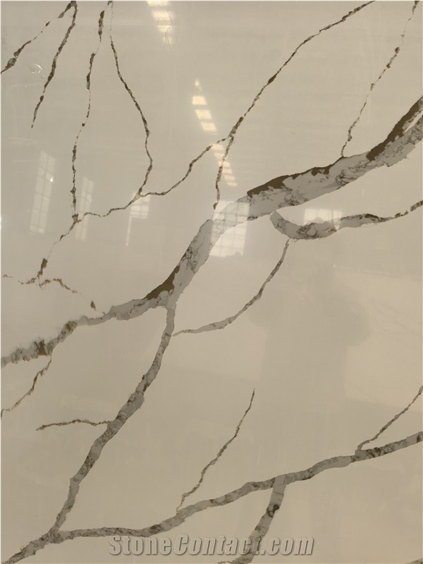 Quartz Slab Artificial Stone Slabs Hot Sale Pattern 7374