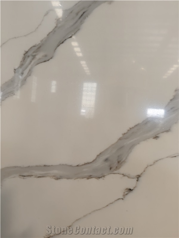 Quartz Slab Artificial Stone Slabs Hot Sale Pattern 7702
