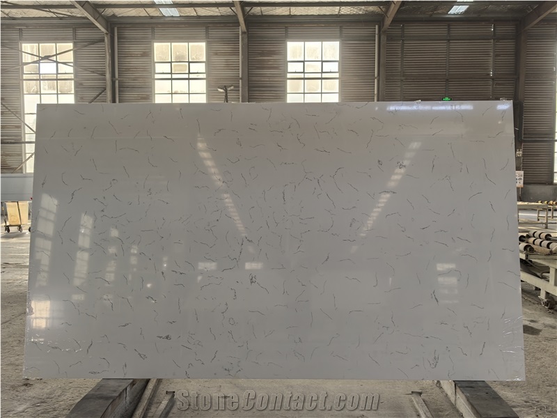 Quartz Slab Artificial Stone Slabs Hot Sale Pattern Whisper