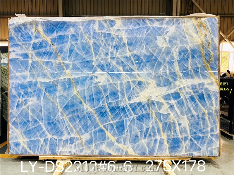Polished Blue Onyx Azul Onyx Blue Slabs