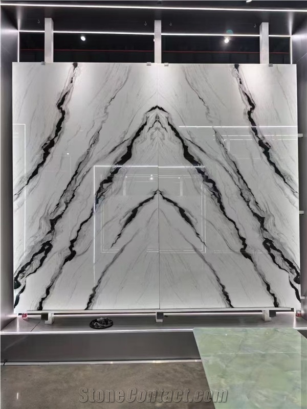 Nano Calacatta Gold Booking Match  Nano Crystallized Glass