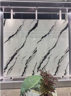 Nano Calacatta Gold Booking Match  Nano Crystallized Glass