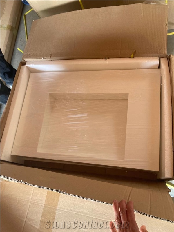 Solid Surface Artificial Stone Wall Hang Basin Bathroom Sink
