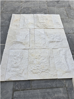 White Limestone Split Face Wall Tiles (Rock Face Limestone)