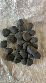 Natural River Black Pebble Stones