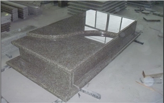 China Red G664 Polish Misty Brown Granite   Monuments