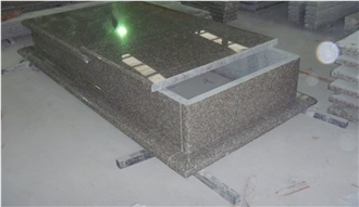 China Red G664 Polish Misty Brown Granite   Monuments