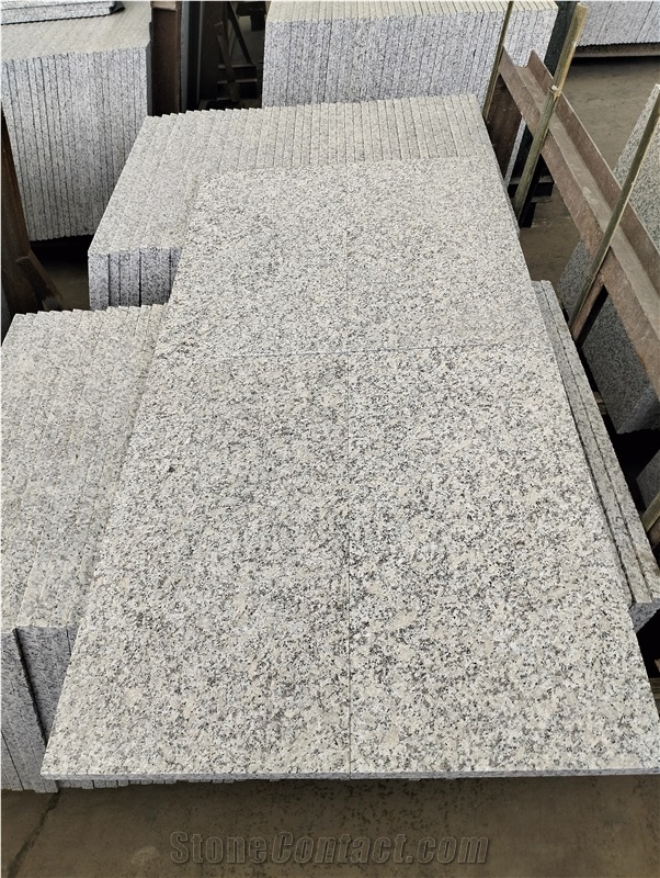 China Cheap G602 Flamed Grey Granite Paving Stone