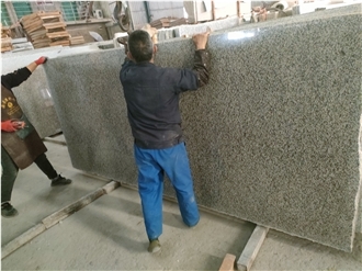 China Colonial Ivory White Granite Polished Big Slabs