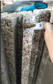 China Hubei G603 Sesame White Granite Slabs Polished