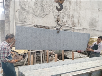 China Impala Black Sesame Flamed Granite Slabs G654 G3554
