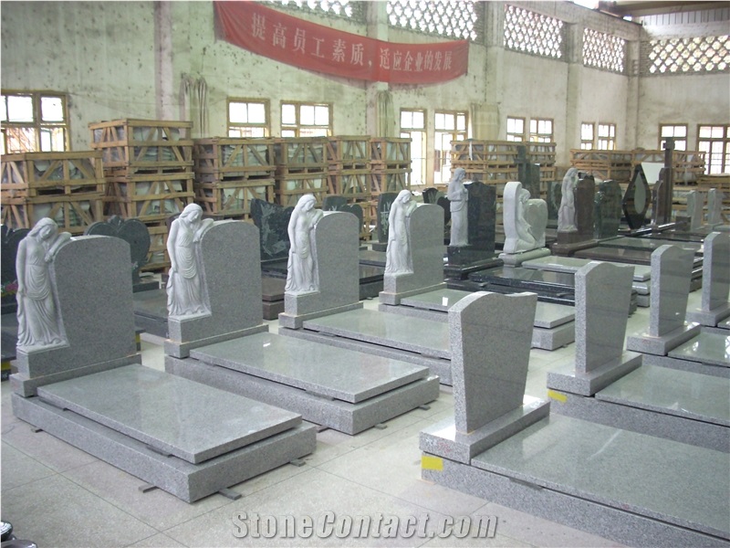 G603, Indian Black, Aurora Granite Hungarian Tombstones