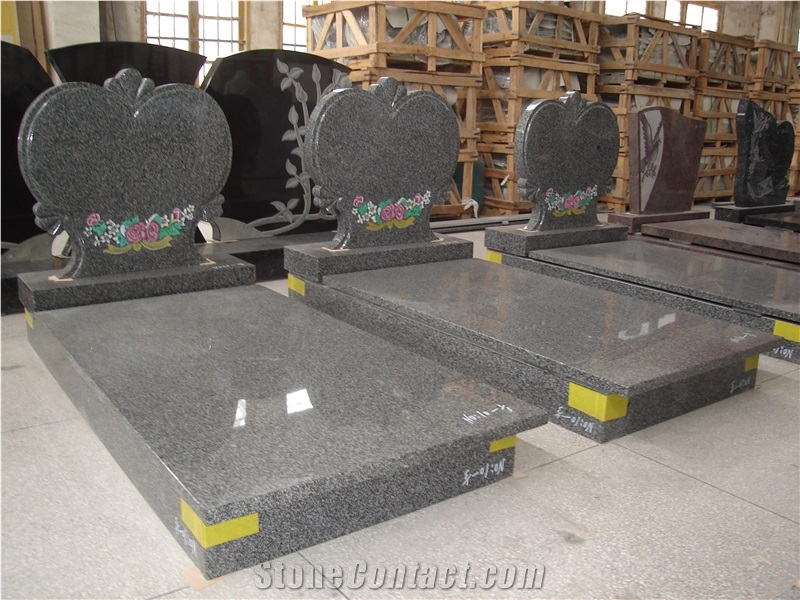 G603, Indian Black, Aurora Granite Hungarian Tombstones