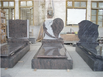 G603, Indian Black, Aurora Granite Hungarian Tombstones