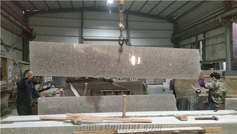 G664 Pink Polished Luna Pearl Granite Slabs Of China