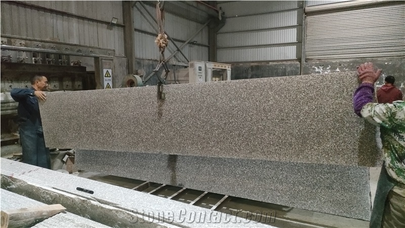 G664 Pink Polished Luna Pearl Granite Slabs Of China