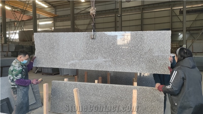 G664 Pink Polished Luna Pearl Granite Slabs Of China