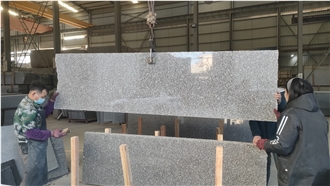 G664 Pink Polished Luna Pearl Granite Slabs Of China