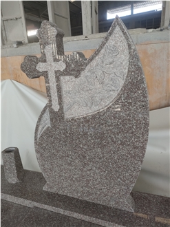 Hot Sale Cheap European  Red Granite G664  Tombstone