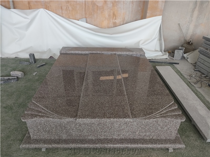 Hot Sale Cheap European  Red Granite G664  Tombstone