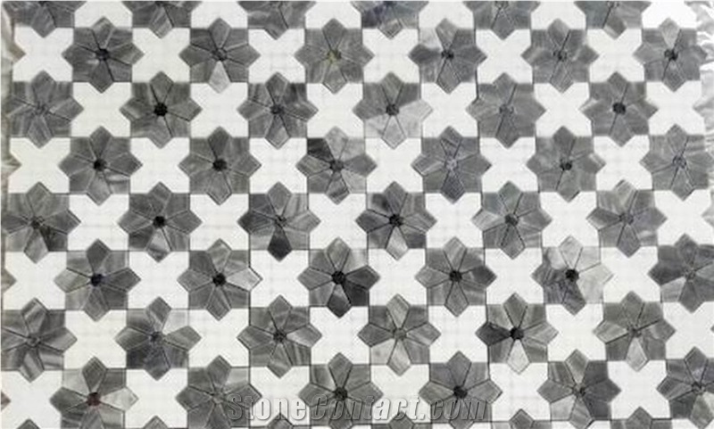 Natural Stone Mosaic Pattern Tile Swimming Pool Tiles