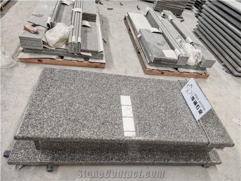 Original G664 Granite Polished Tombstone
