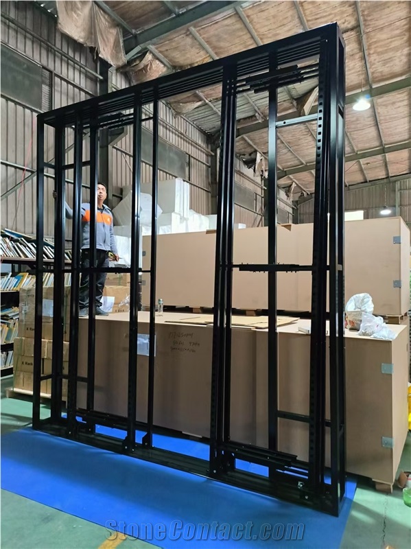 Black Floor Display Rack