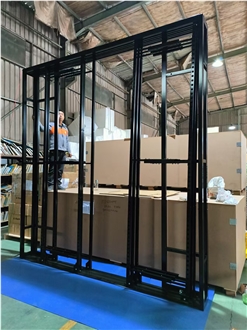 Black Floor Display Rack