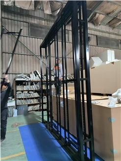 Black Floor Display Rack