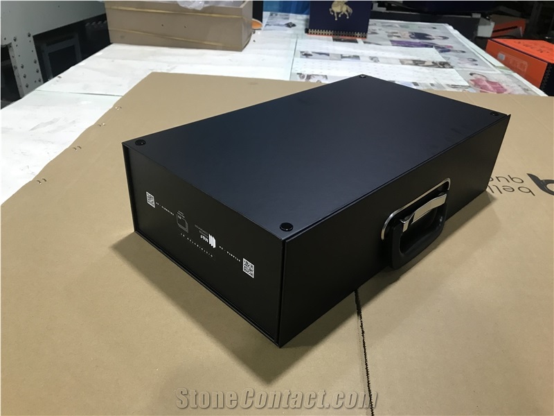 Handle Box—With Foot Pad And Metal Ring