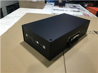 Handle Box—With Foot Pad And Metal Ring