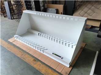 Table Stand—White-Customized QR Code Printing