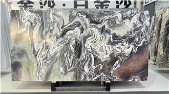 Wonderful Kinawa Violet Marble Slabs-Polished