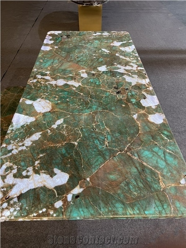 Amazon Green Quartzite Finished Product