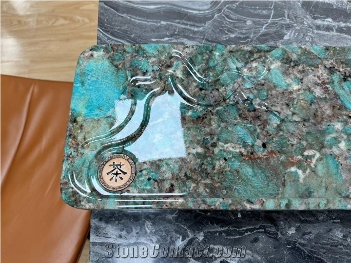 Amazon Green Quartzite Finished Product