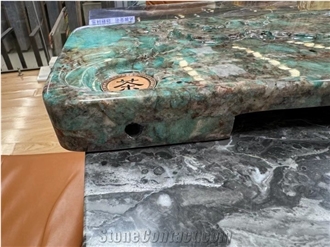 Amazon Green Quartzite Finished Product