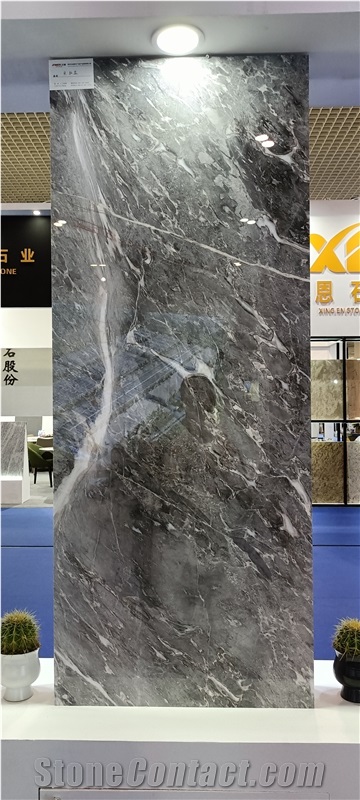 Classic Gray Marble Slab
